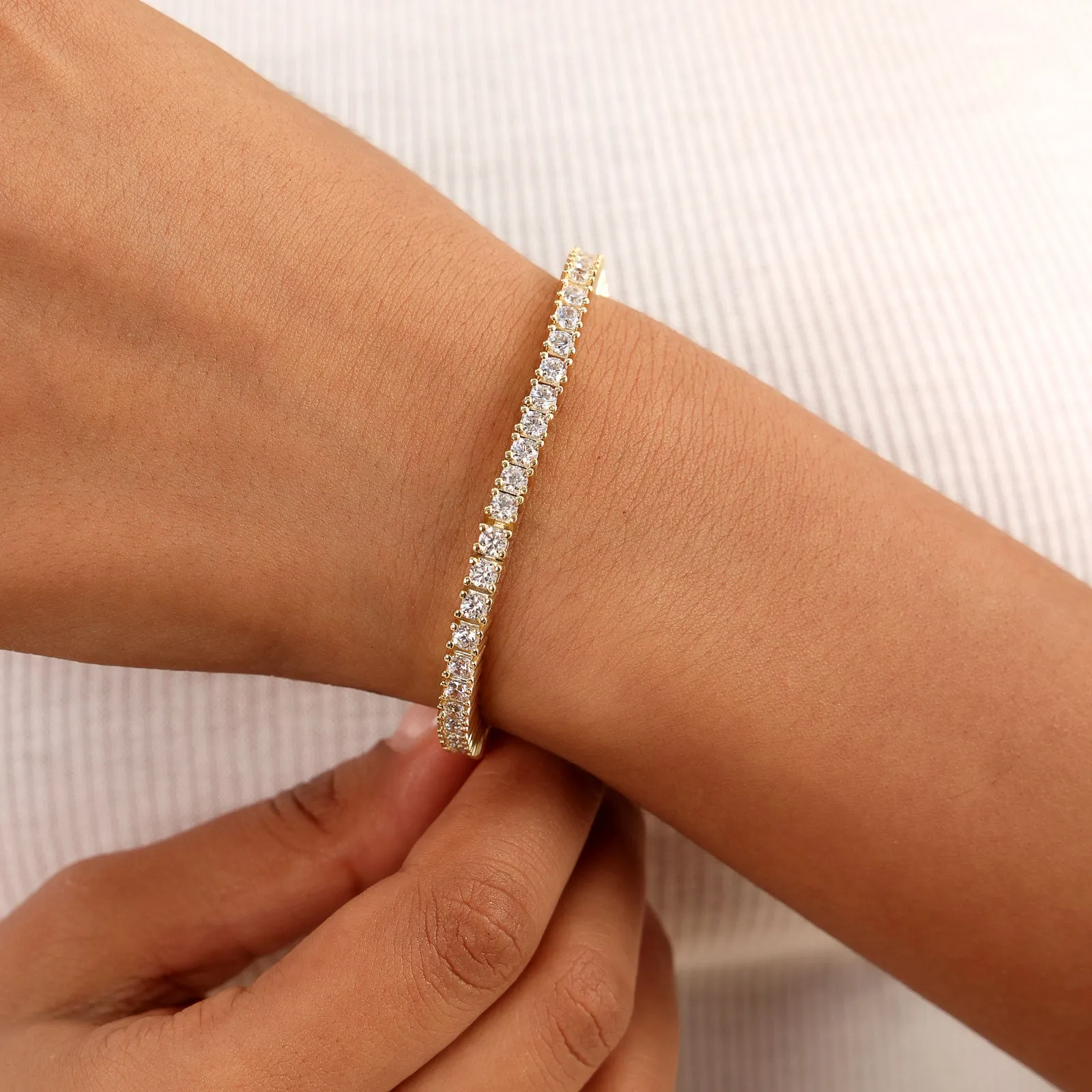 3mm Iced Tennis Bracelet
