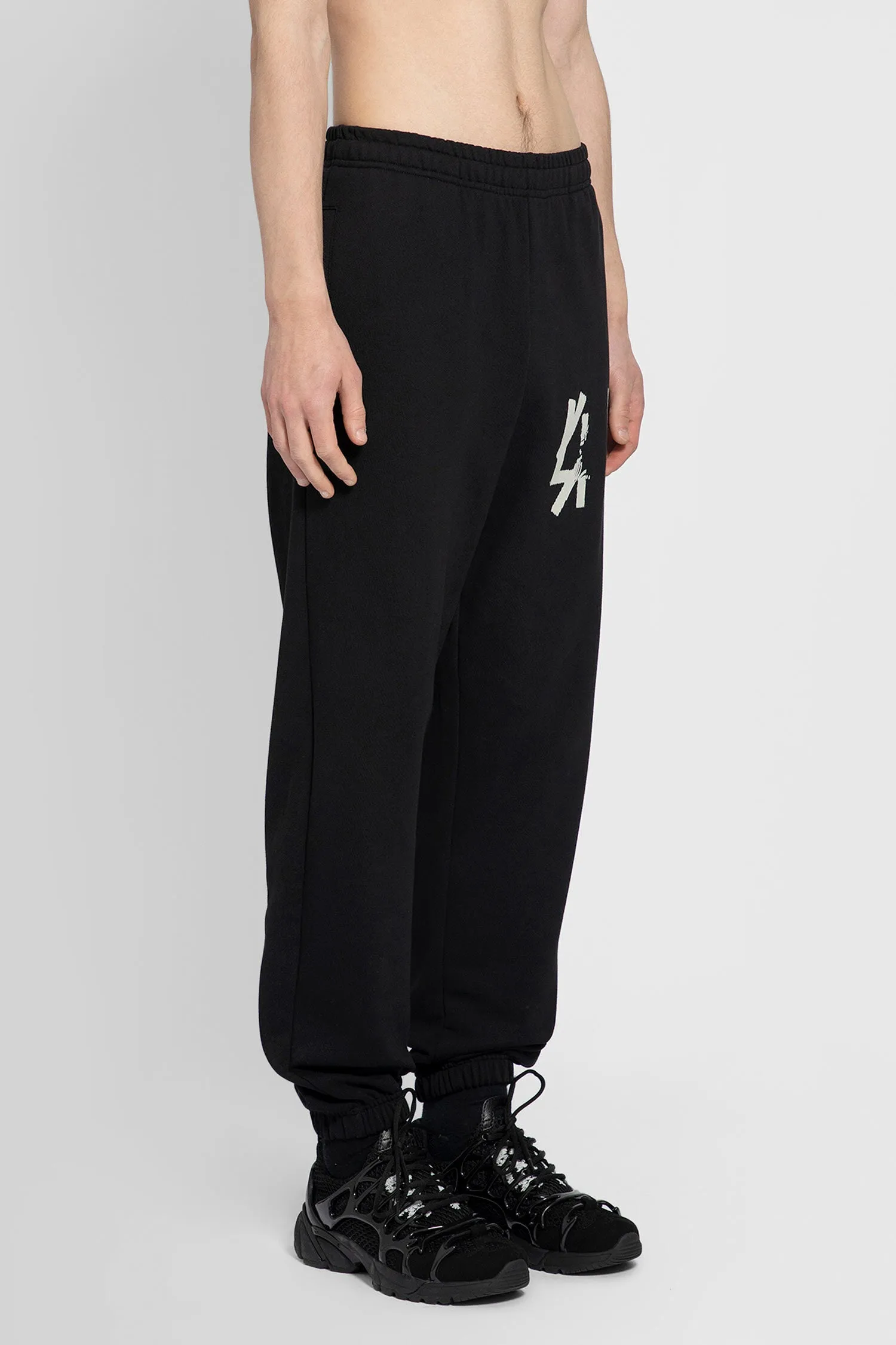 44 LABEL GROUP MAN BLACK TROUSERS