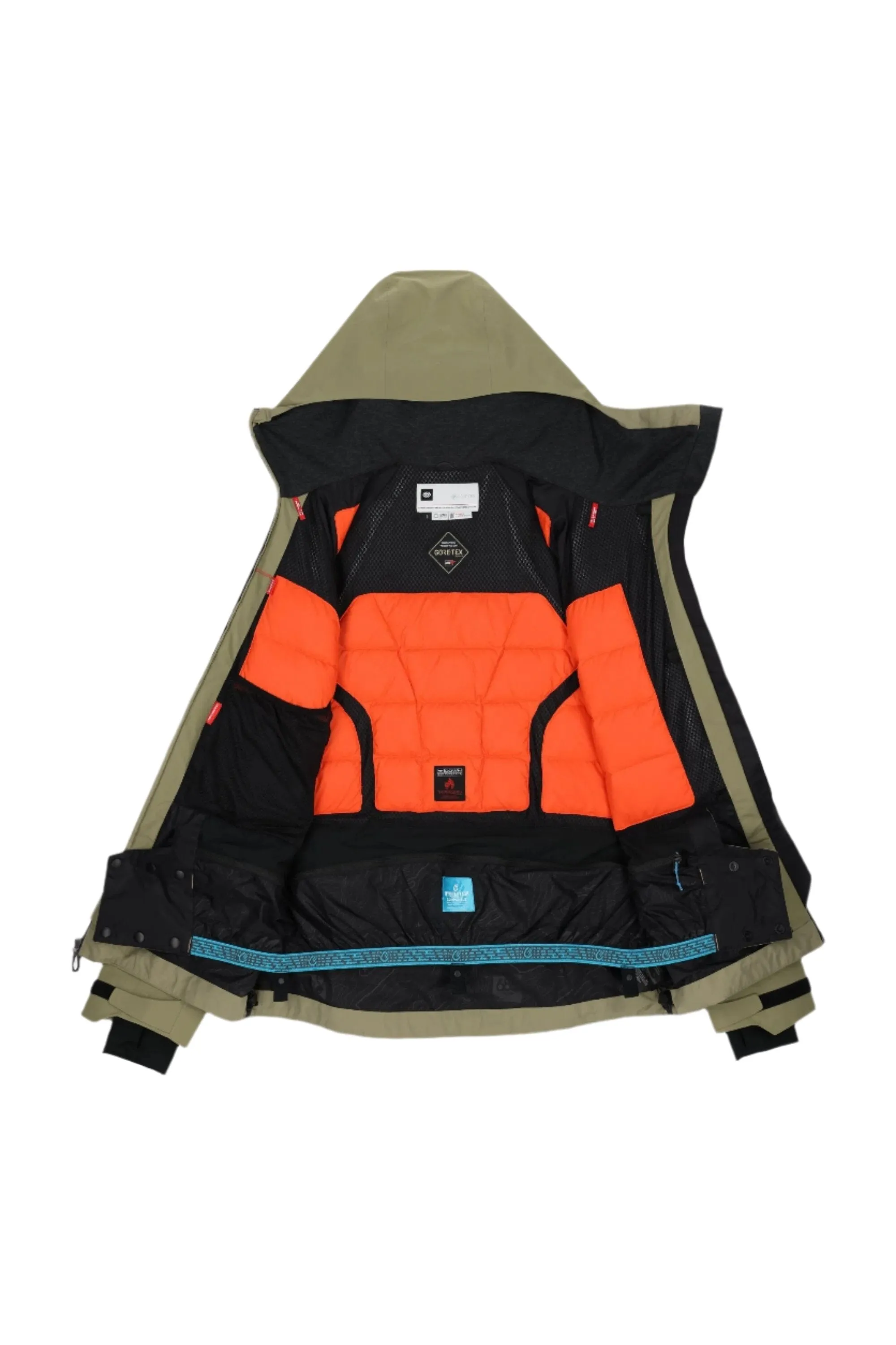 686 GORE-TEX Hydra Down Thermograph Snowboard Jacket Sage 2025