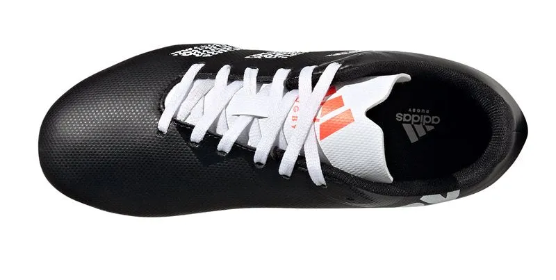 adidas Junior SG Rugby Boots - Youth - Black/White/Solar Red