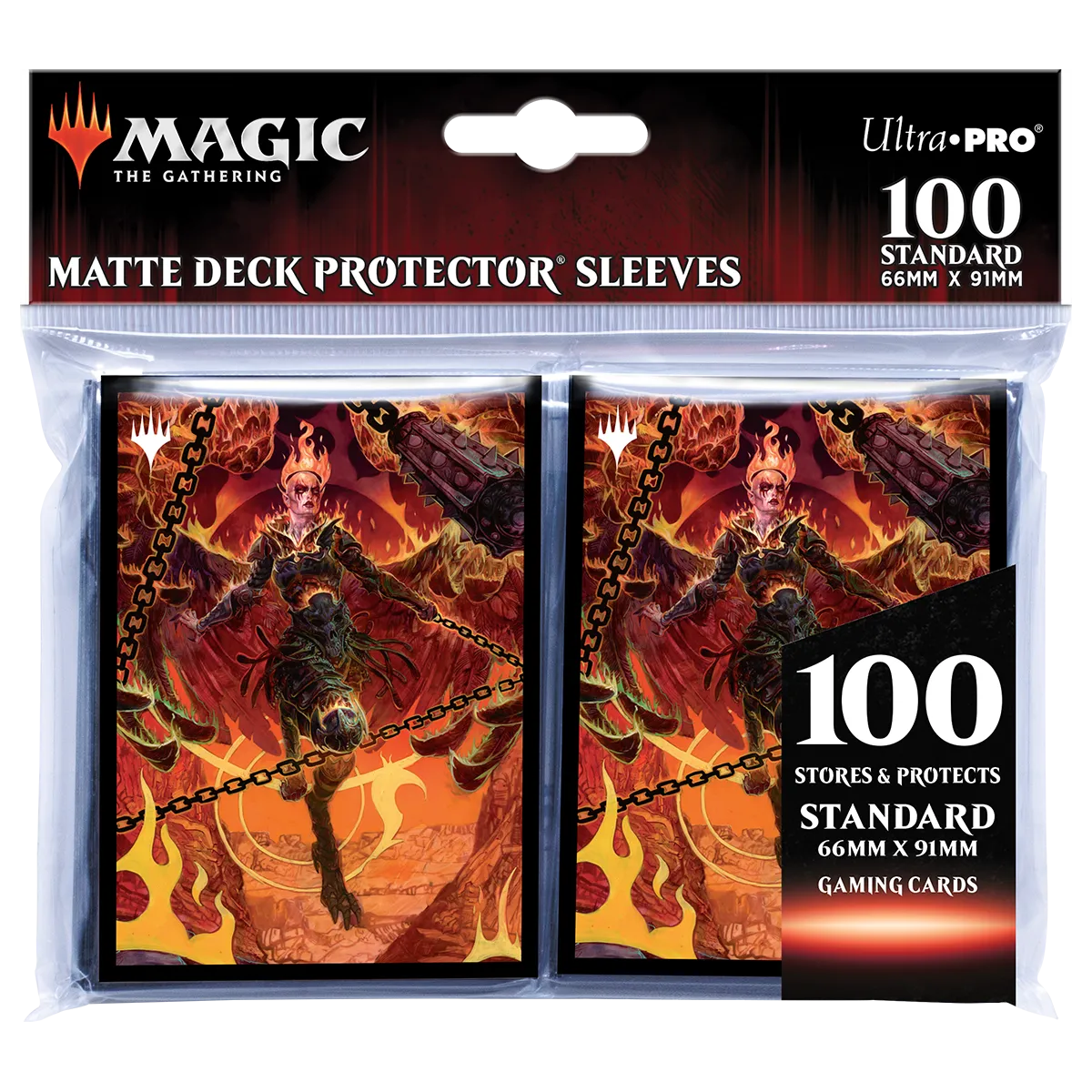 Adventures in the Forgotten Realms Zariel, Archduke of Avernus Standard Deck Protector Sleeves (100ct) for Magic: The Gathering