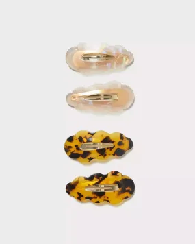 Amari Dune/Tortoiseshell Clip Set