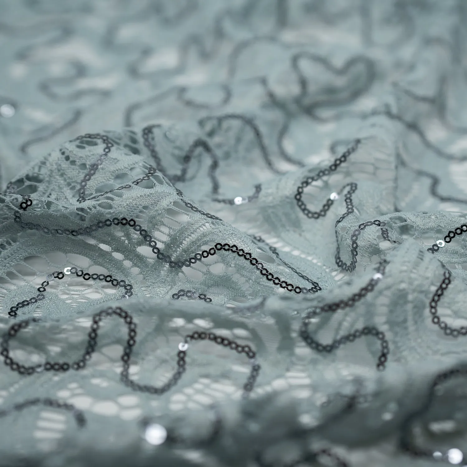 Ashley Stretch Lace Sequin | Blue Moon Fabrics