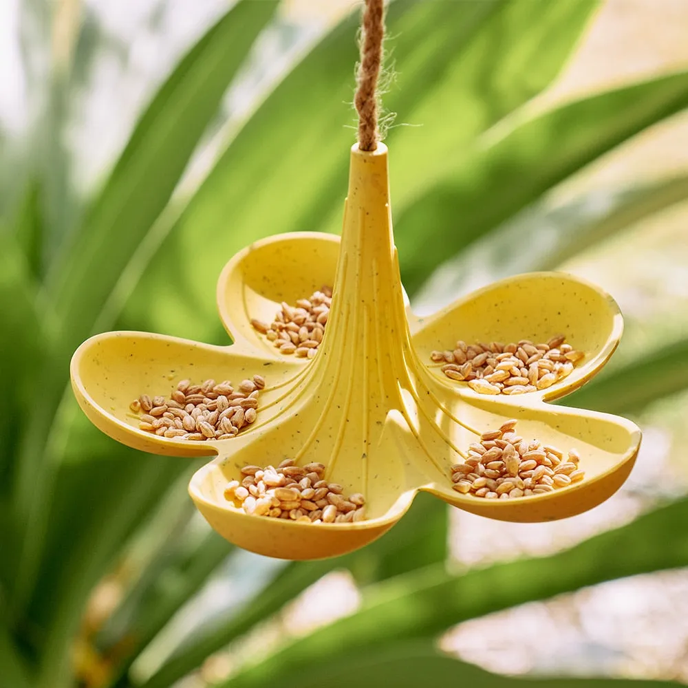 Bamboo Bird Feeder / Sage