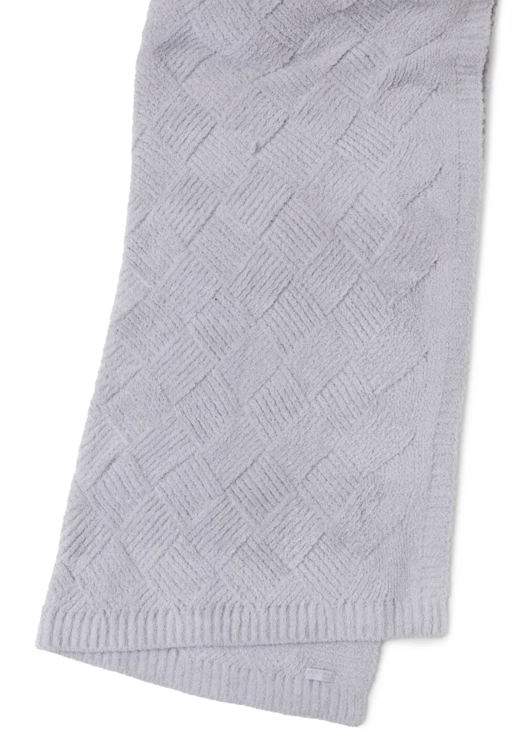 Barefoot Dreams Diamond Weave Blanket - Oyster
