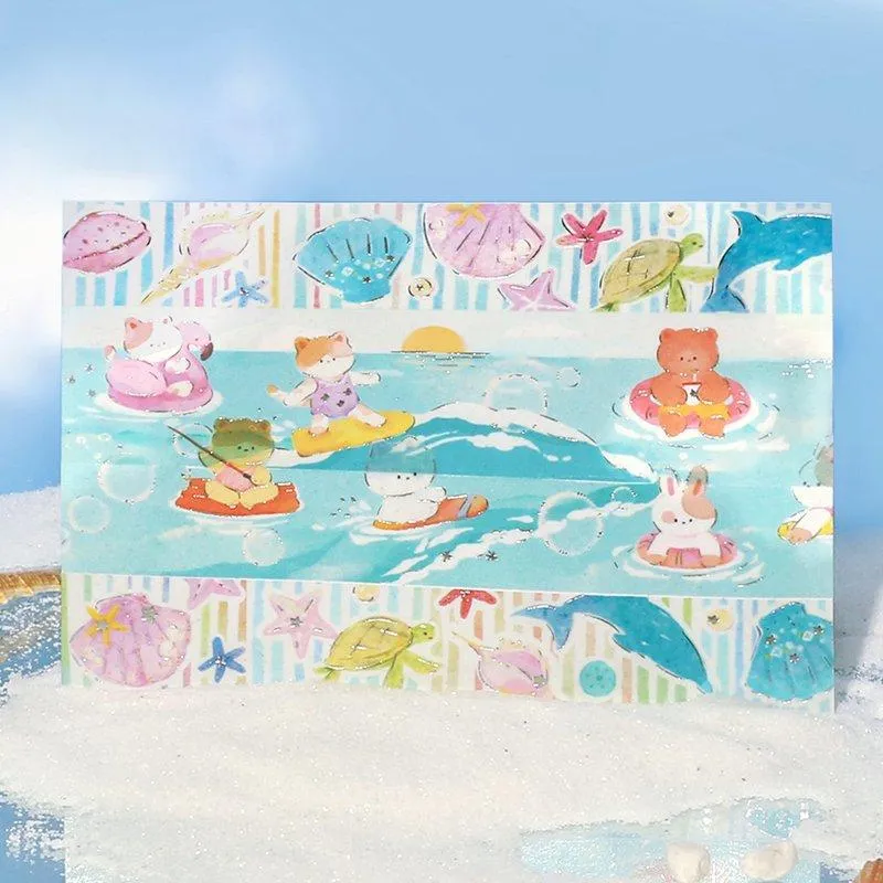 BGM Playing In The Sea Washi Tape