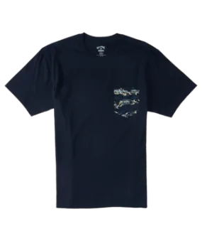 BILLABONG Boy's Team Pocket T-Shirt Navy