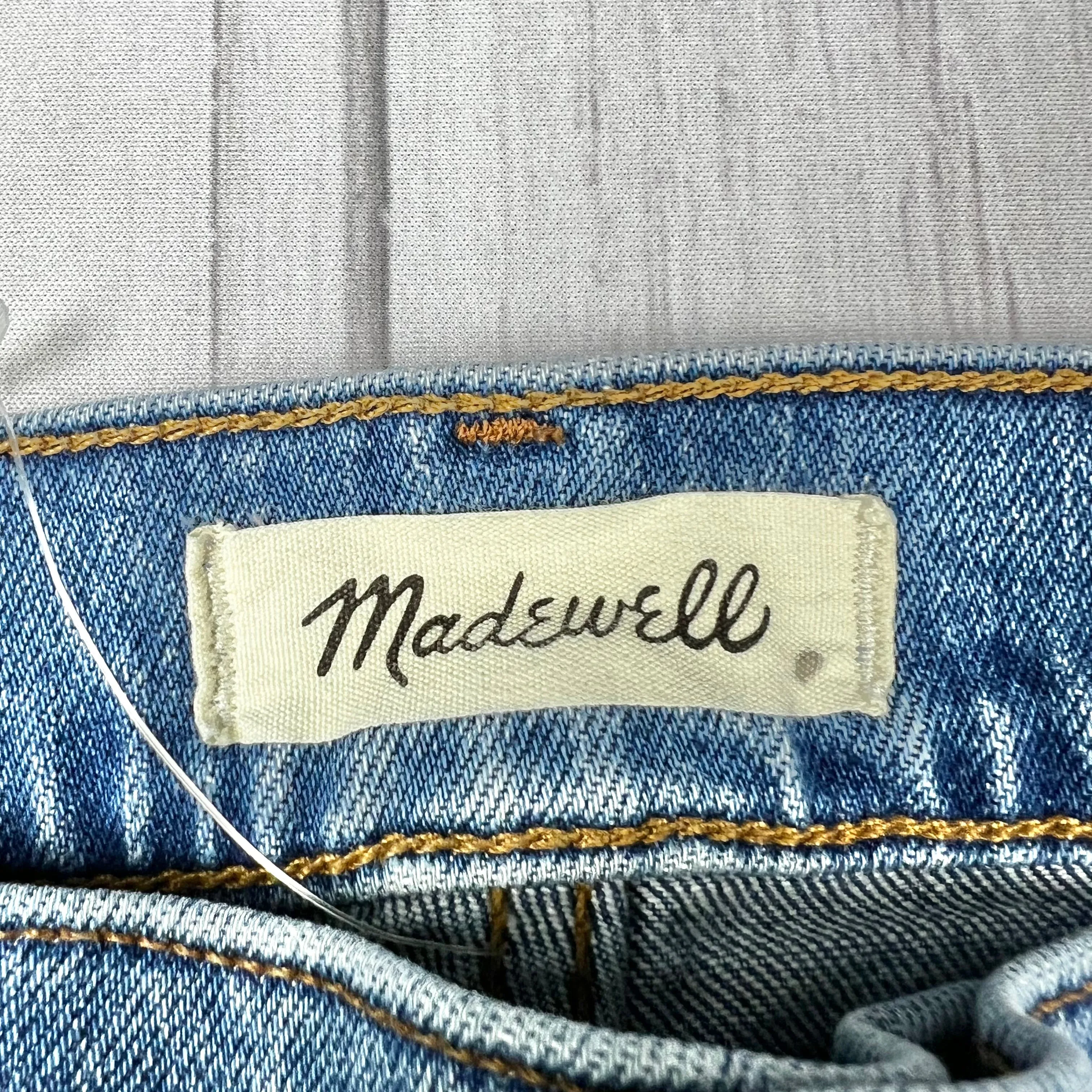 Blue Denim Jeans Straight By Madewell, Size: 12