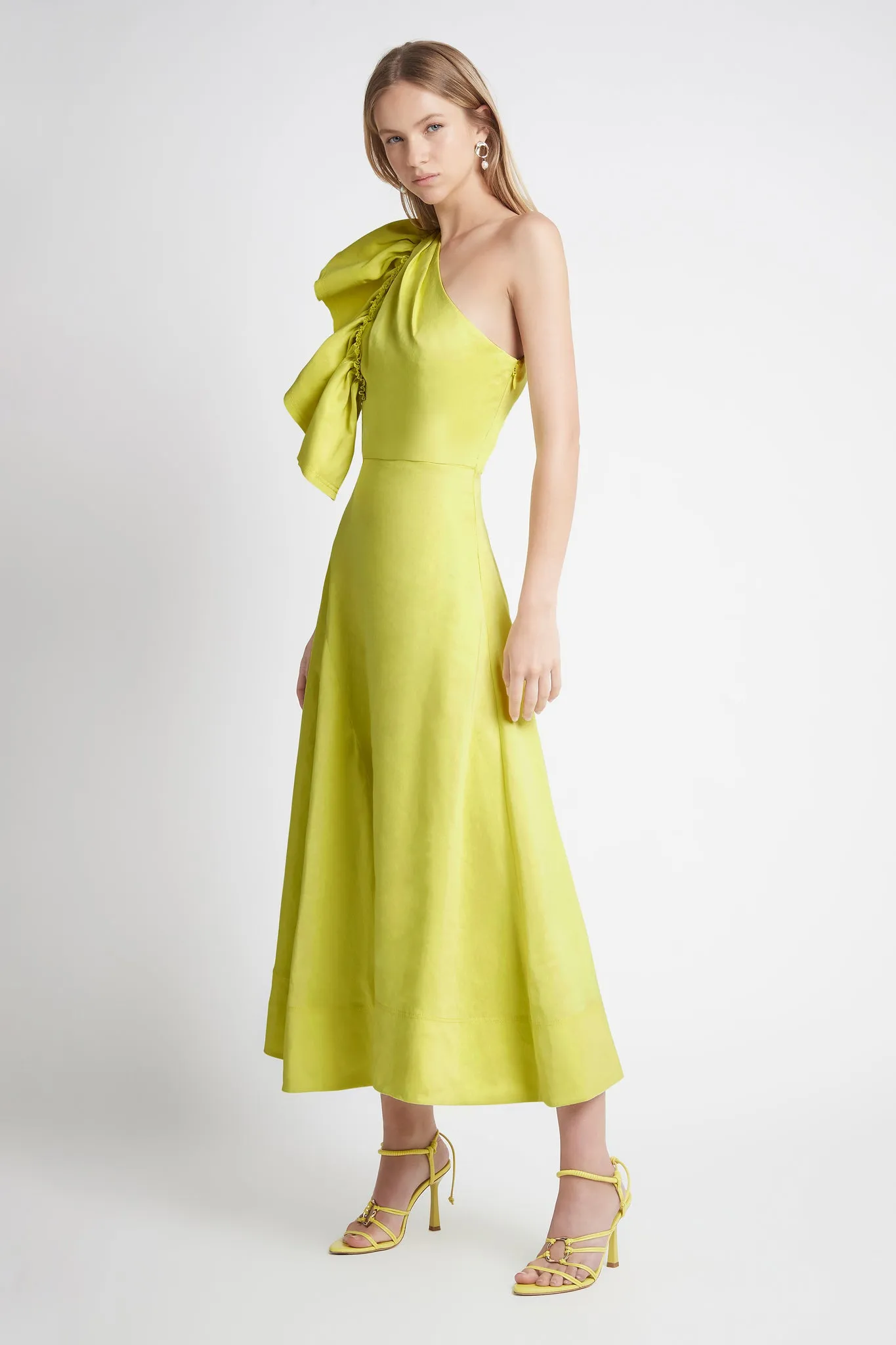 Bonjour Asymmetric Midi Dress