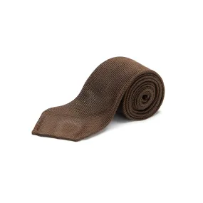 Brown Grenadine Necktie