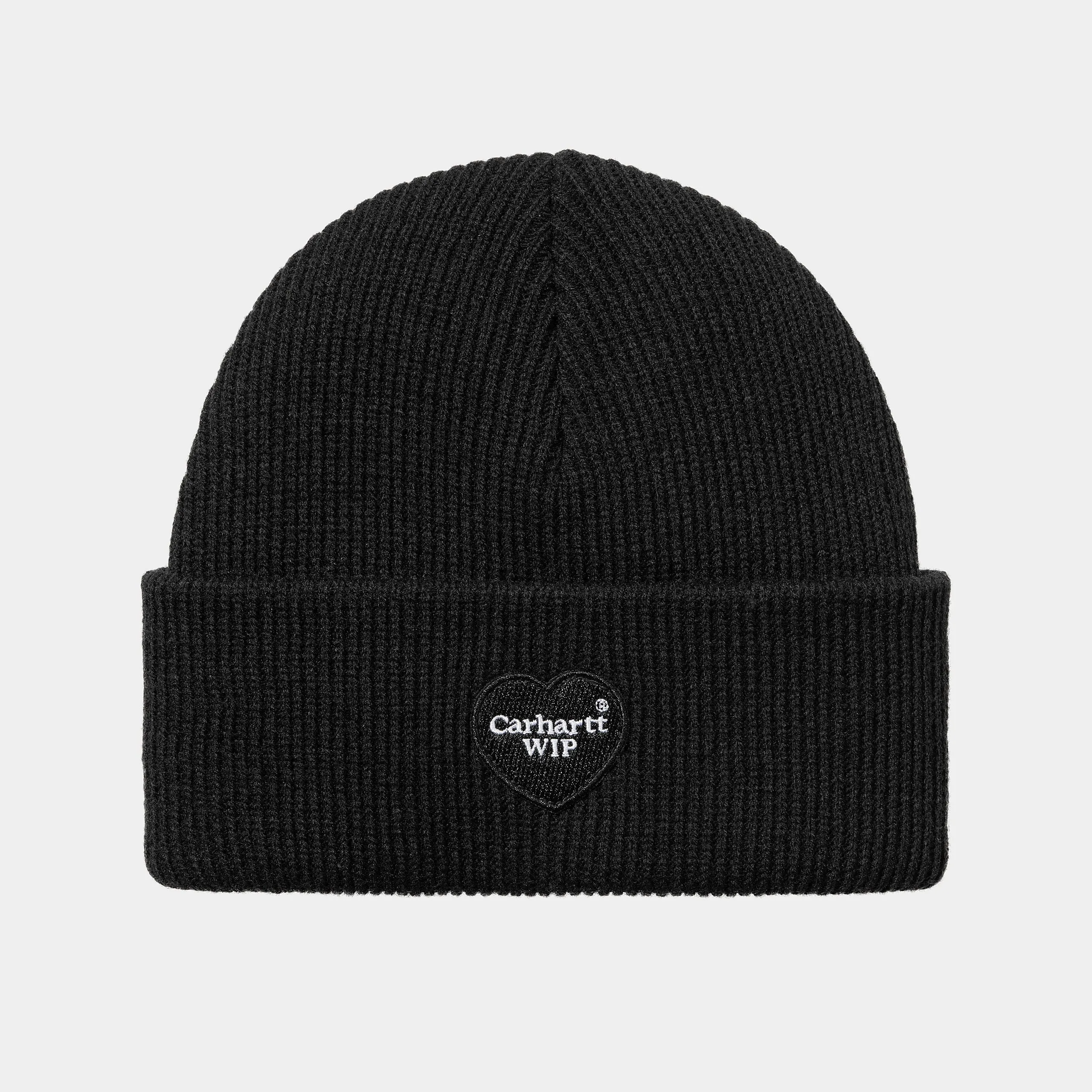 Carhartt WIP - Heart Patch Beanie - Black