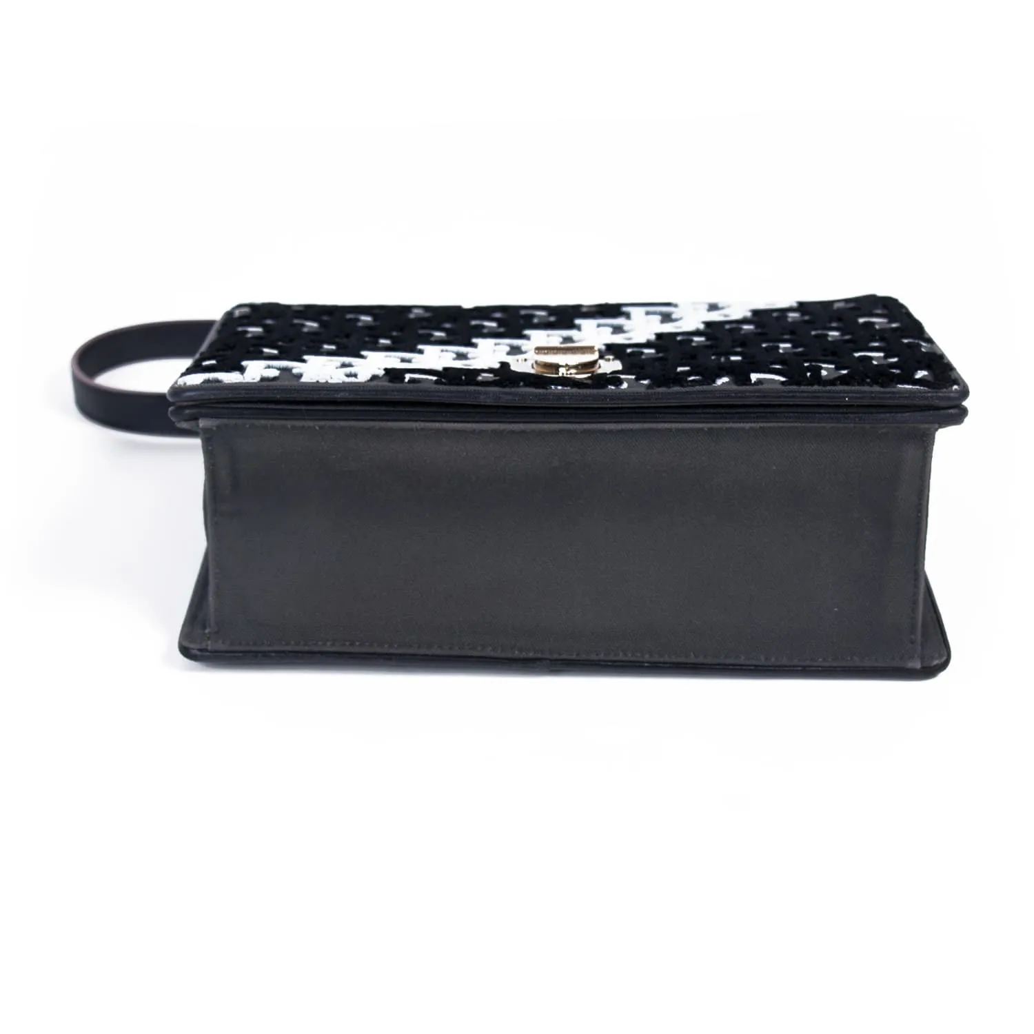 Christian Dior Diorama Oblique Velvet Flap Bag