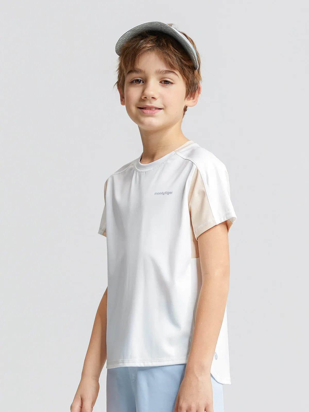 Color Blocking Short Sleeves
