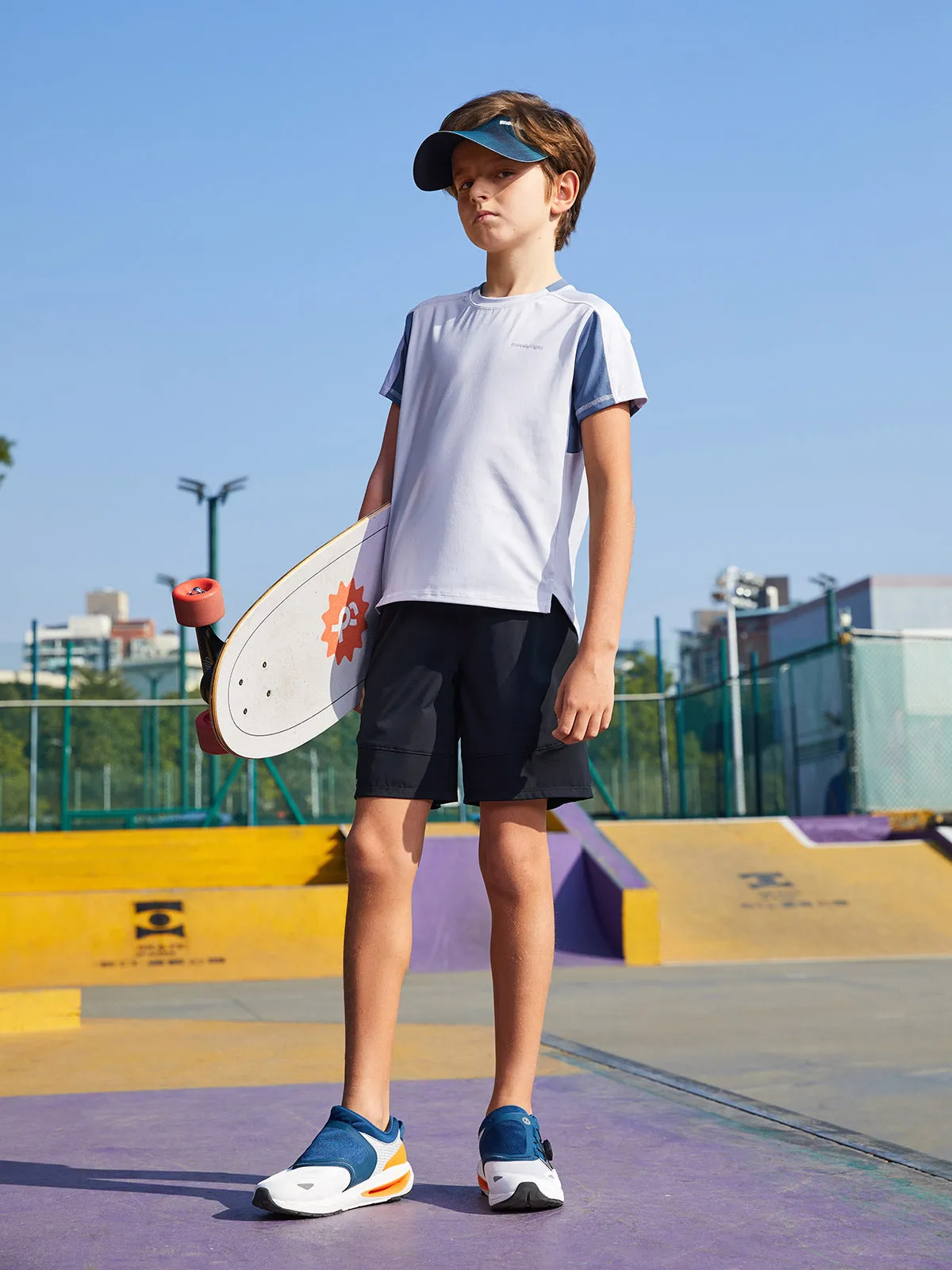 Color Blocking Short Sleeves