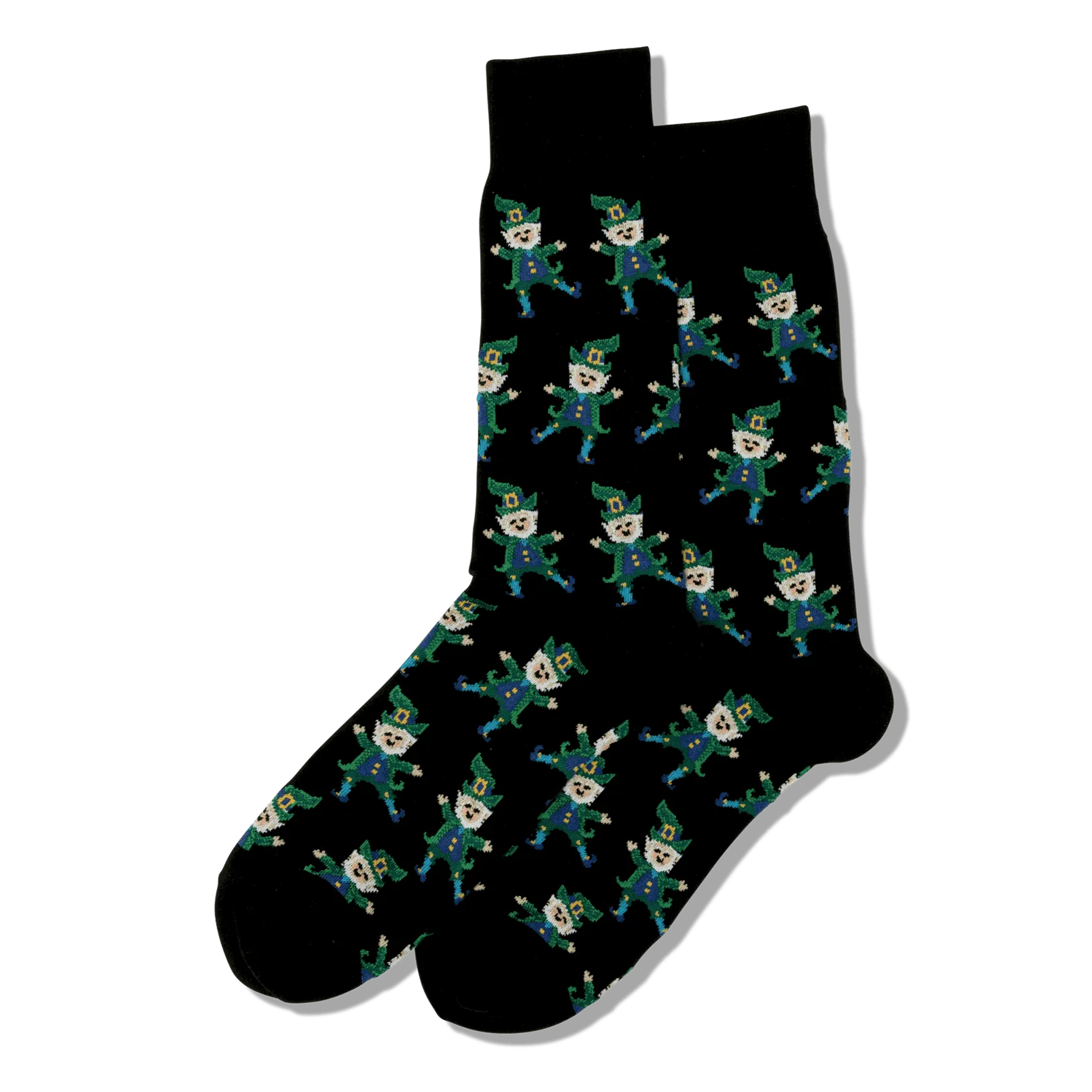 Dancing Leprechaun Socks Men's Crew Sock