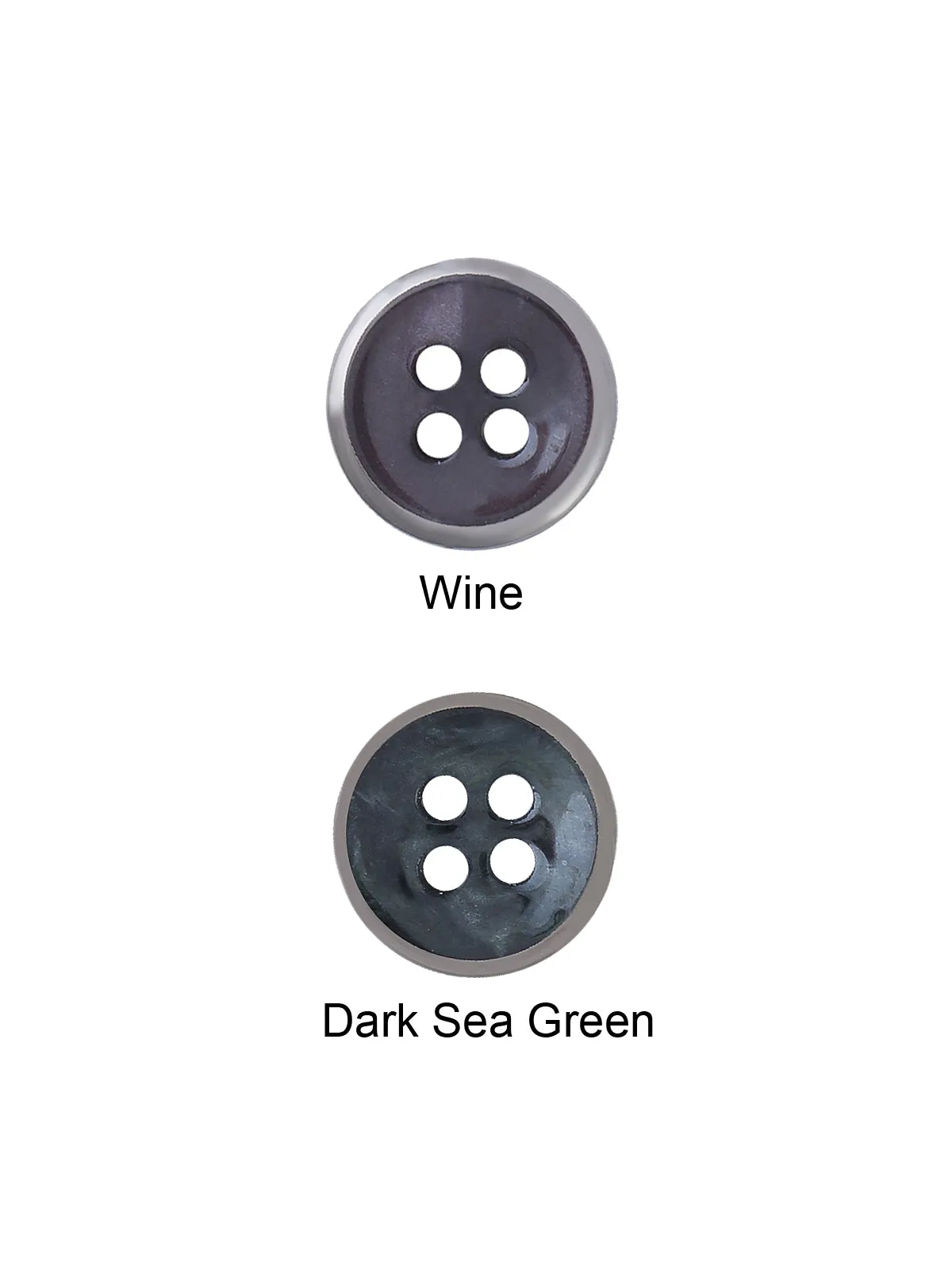 Decorative Round Shape 4-Hole 10mm Fancy Shirt Button