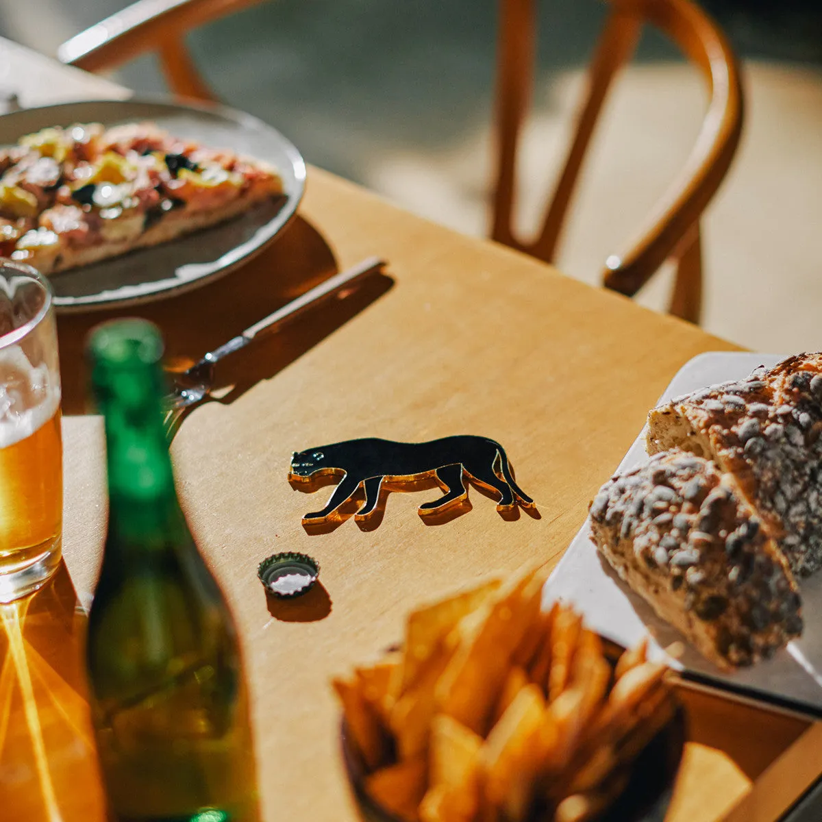 DOIY Savanna Bottle Opener PANTHER
