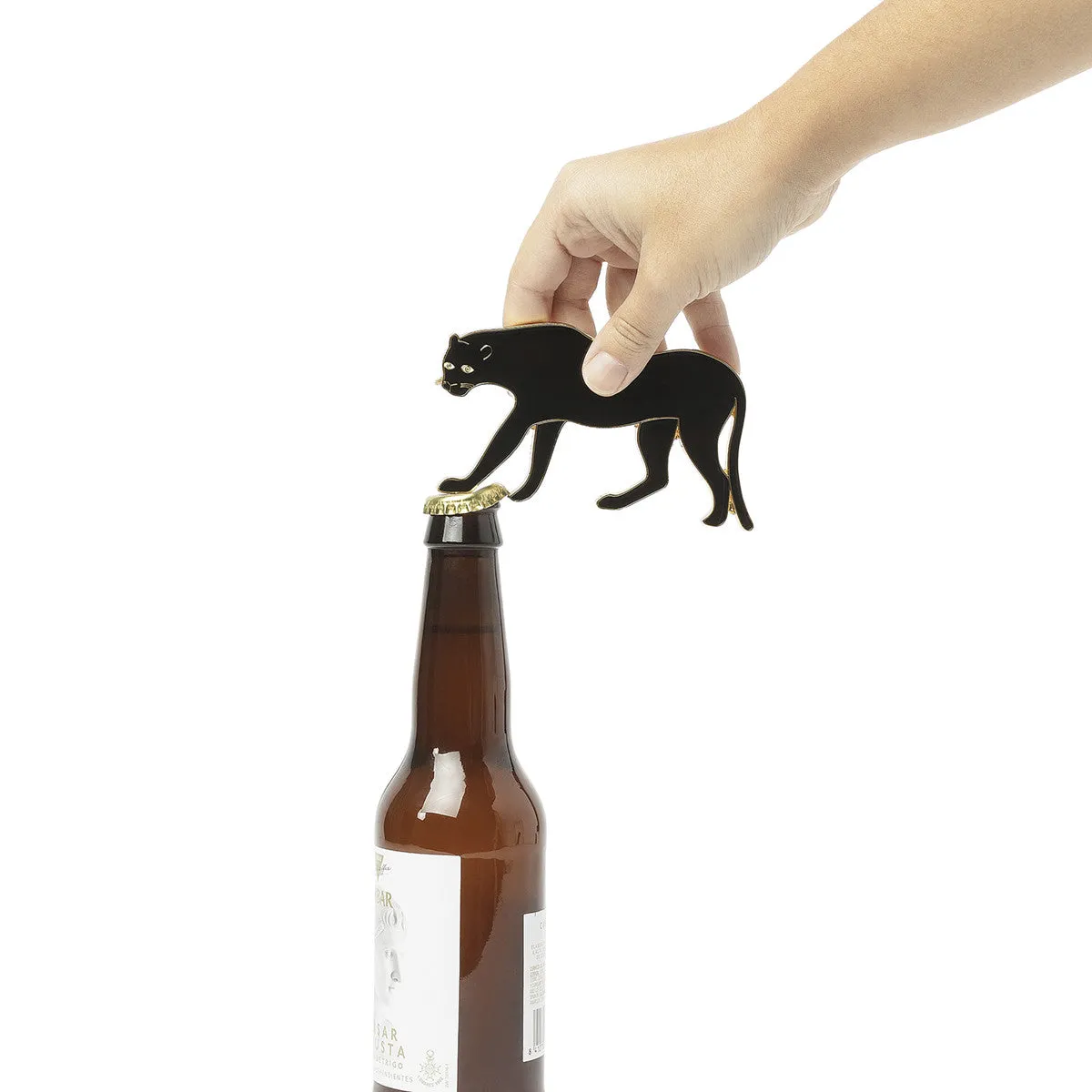 DOIY Savanna Bottle Opener PANTHER