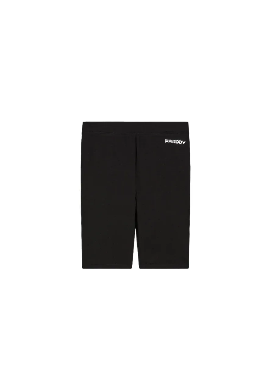 Freddy pantaloncino ciclista elasticizzato da donna S4WBCP2 N nero