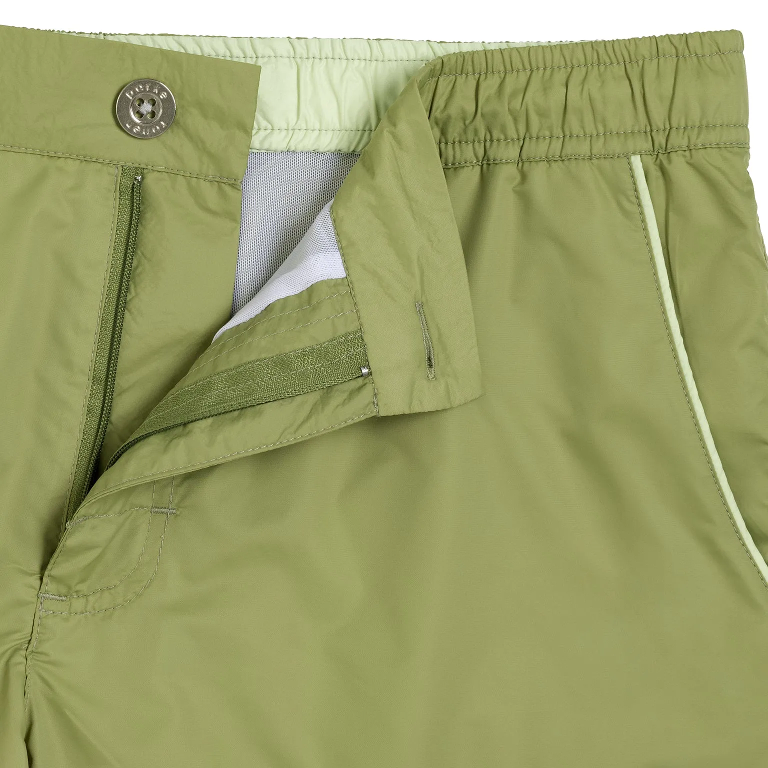 Grass Green Taffeta Barcelona Swim Short