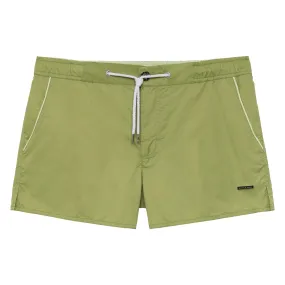 Grass Green Taffeta Barcelona Swim Short