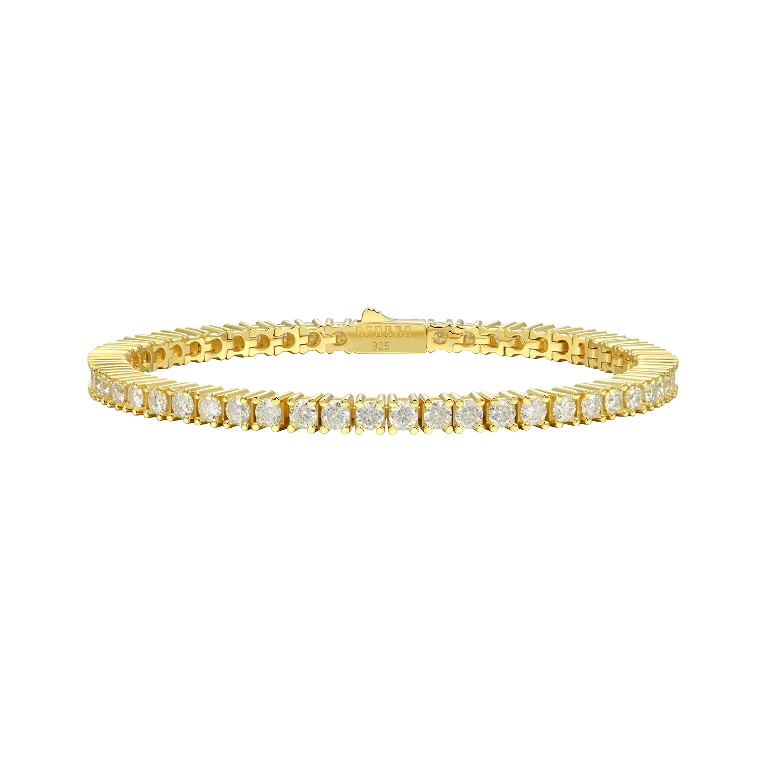 Iced Moissanite Tennis Bracelet - 3mm