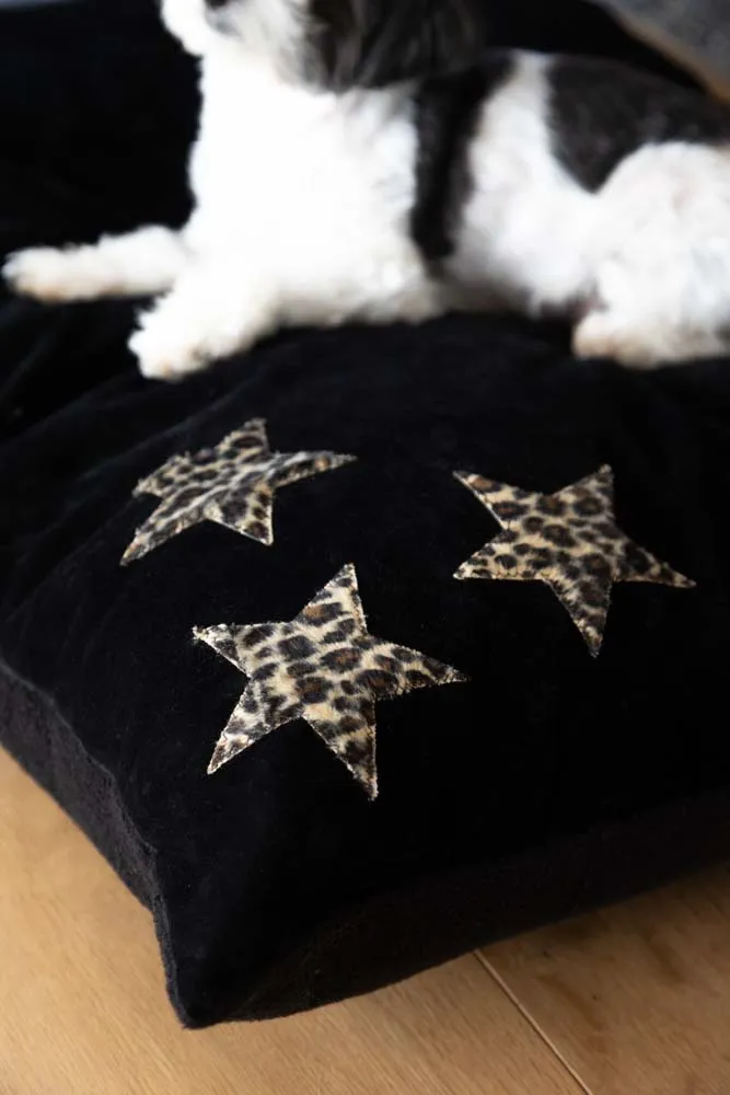 Leopard Stars Dog Bed - 3 Available Sizes