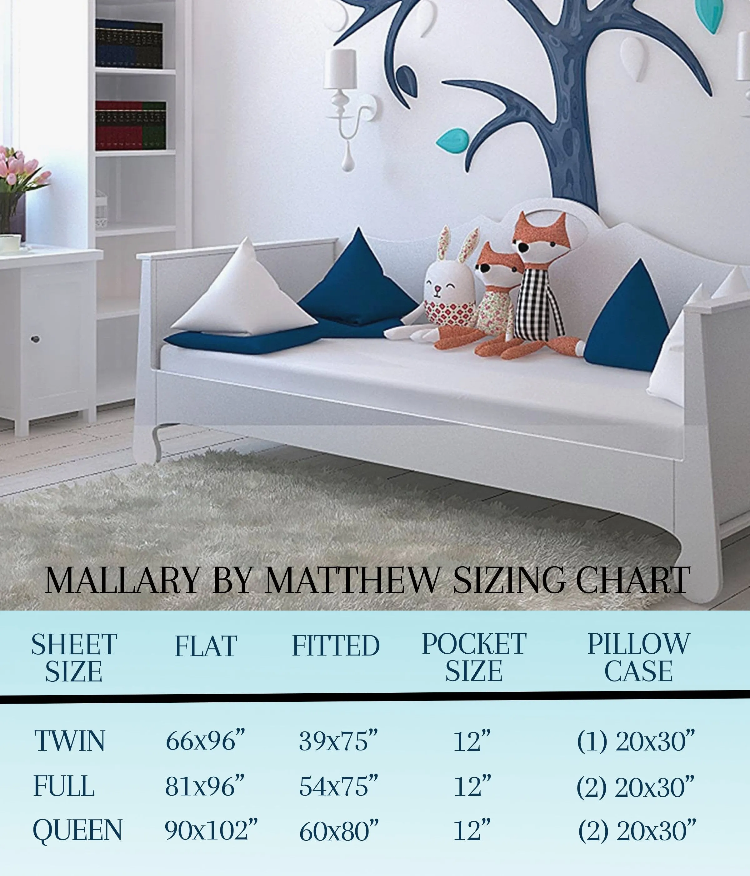 MALLARY BY MATTHEW Kids Super-Soft 100% Microfiber Sports Sheet Set