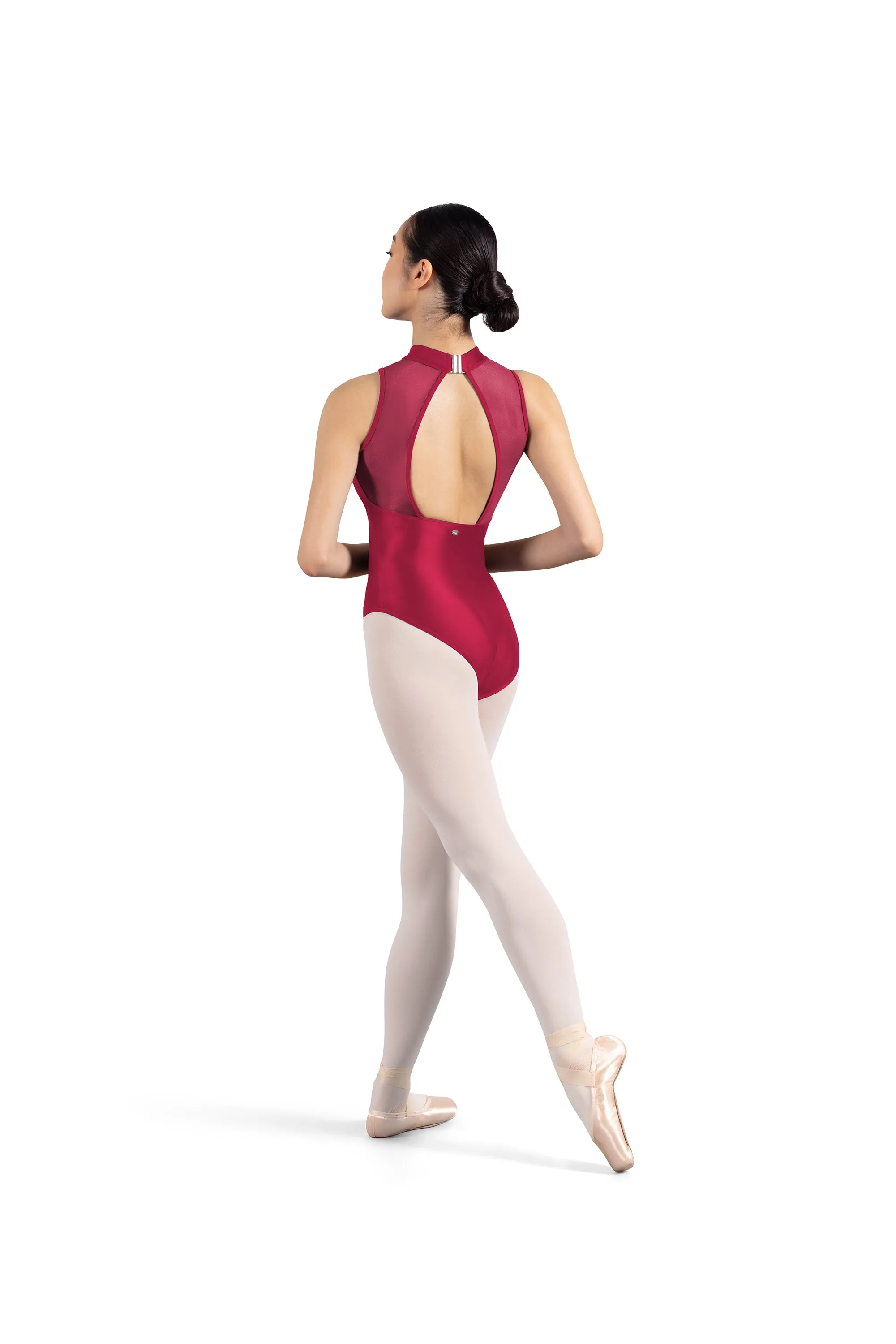 Mirella Glow Open Back Tank Leotard - Ladies
