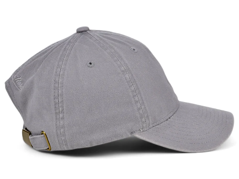 Mitchell & Ness Basic Blank Dad Hat - Grey