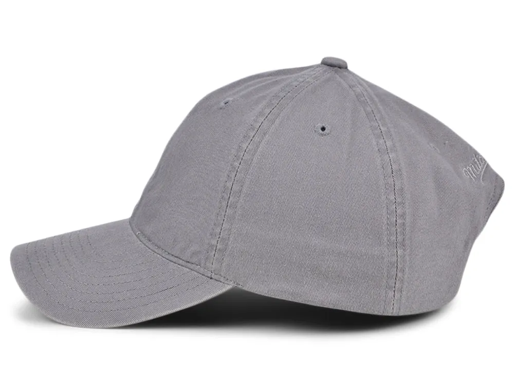 Mitchell & Ness Basic Blank Dad Hat - Grey