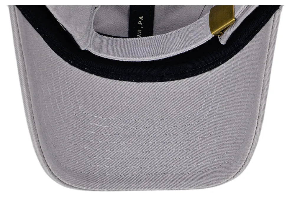 Mitchell & Ness Basic Blank Dad Hat - Grey