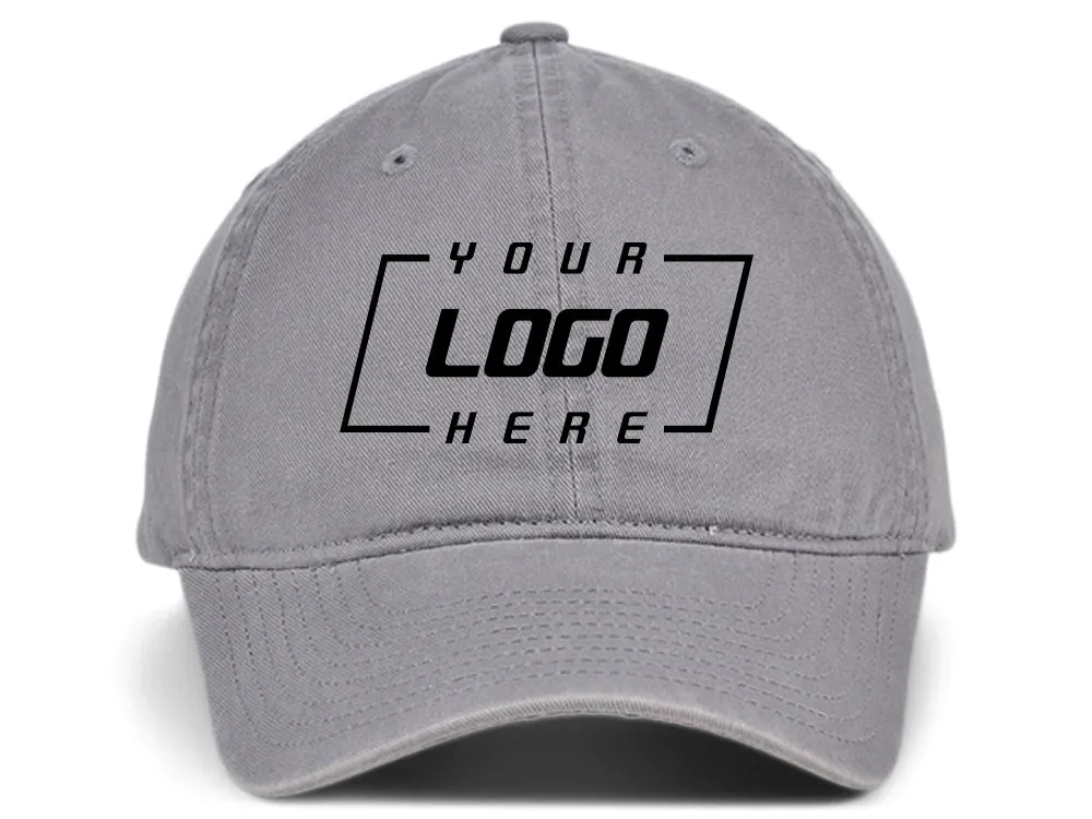 Mitchell & Ness Basic Blank Dad Hat - Grey