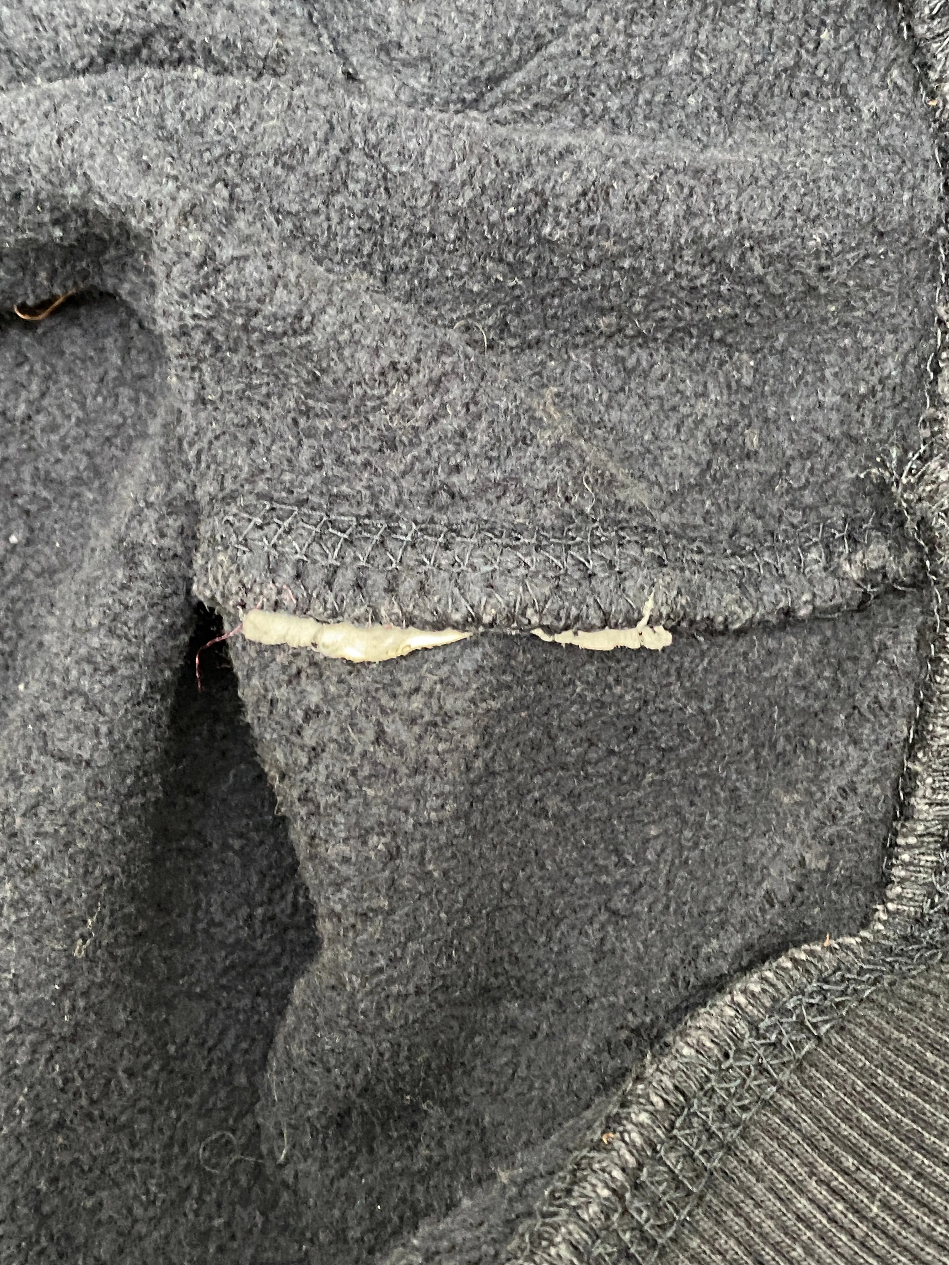 Nike Embroidered Swoosh Navy Blue Zip Up Hoodie (Large)