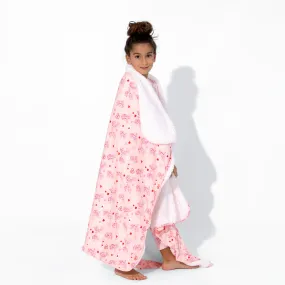PAW Patrol: Valentine's Pink Reversible Bamboo Sherpa Blanket