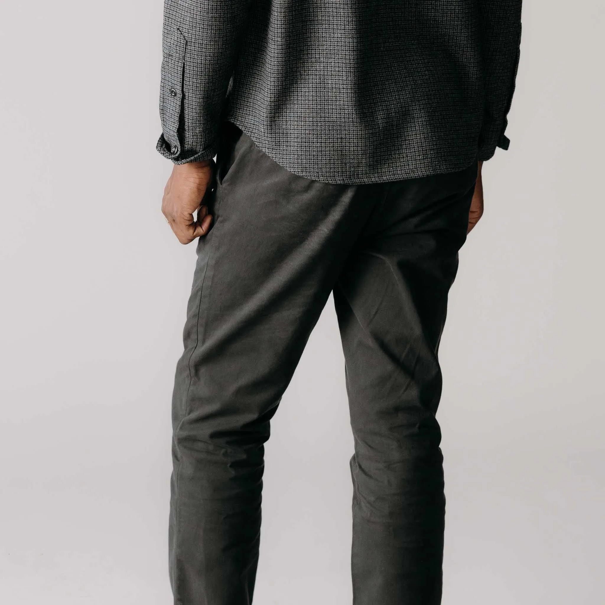 The Democratic Foundation Pant in Organic Faded Black