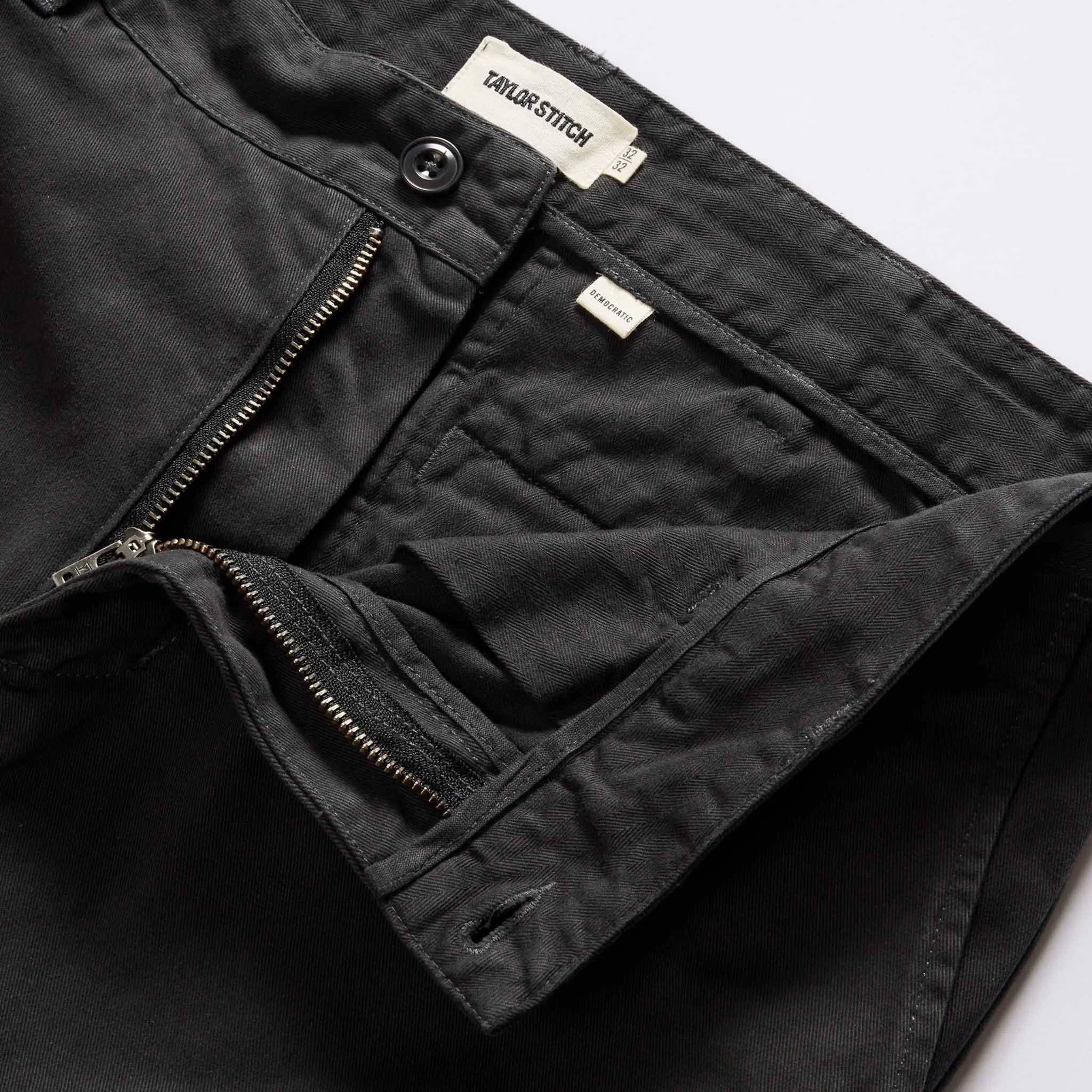 The Democratic Foundation Pant in Organic Faded Black