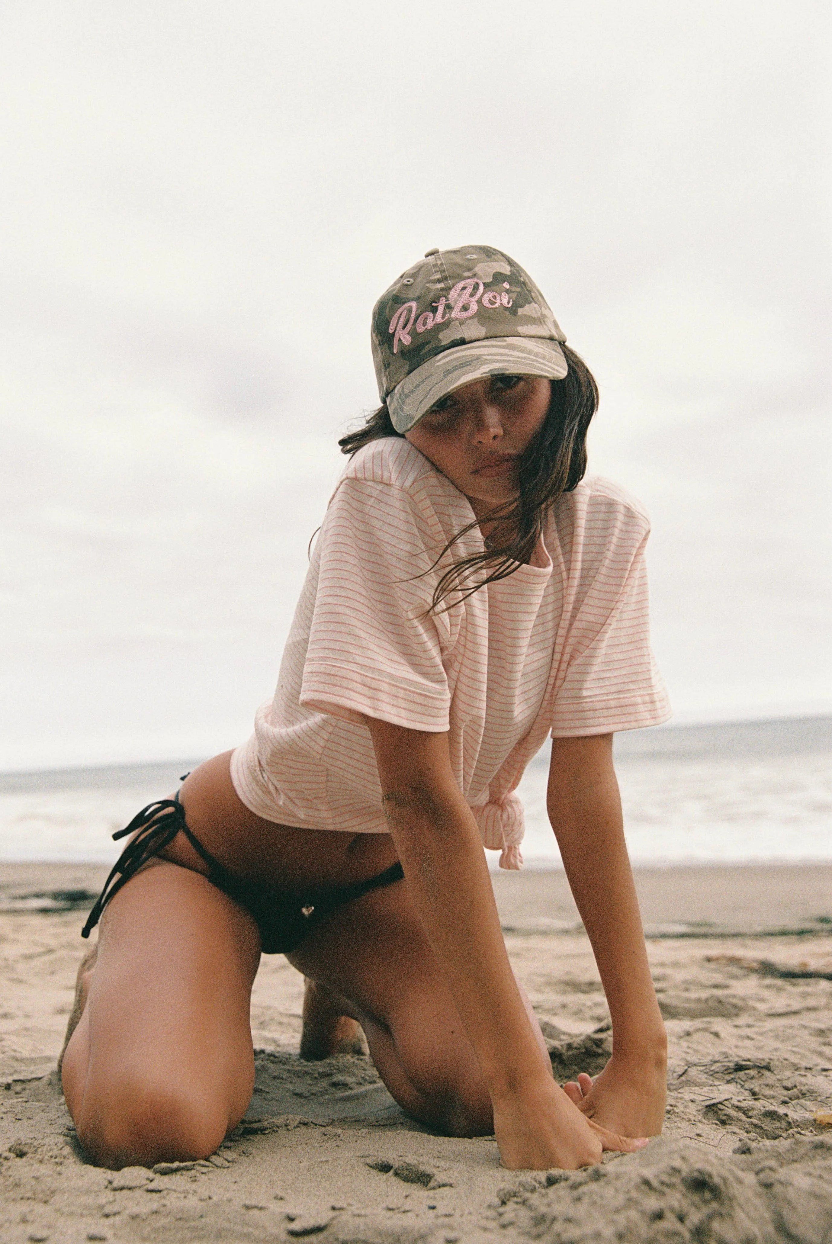 VARSITY DAD HAT IN CAMO