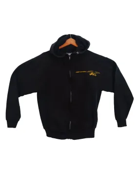 Vintage 1990s Jimmy Eat World Eagle Zip Up Hoodie (Medium)